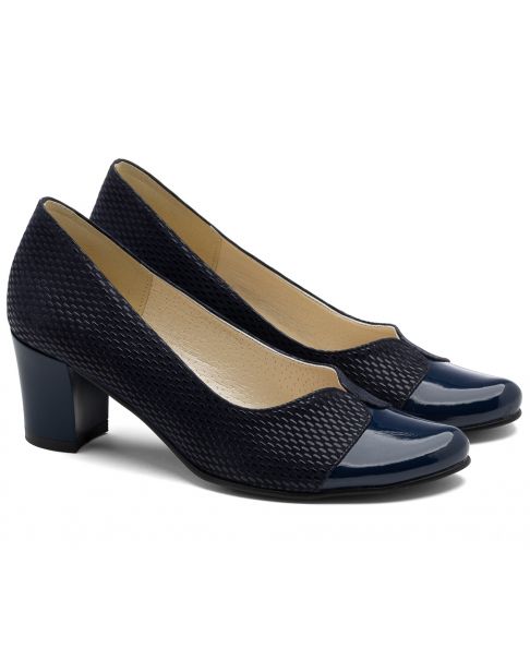 Granatowe czółenka 405